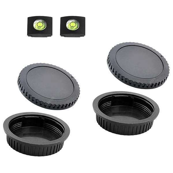 ULBTER Canon EOS Lens Caps: Front Body & Rear Cover for Rebel T7 T6 T5 T8i 5D 6D 90D 80D 7D - Protect Your Gear!