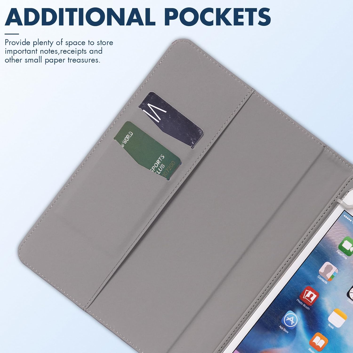 Dteck Dteck Universal Tablet Case for 10 Inch Android Tablets Lightweight Folio with Stand and Card Slots Pink Floral Design - View 5 of 9