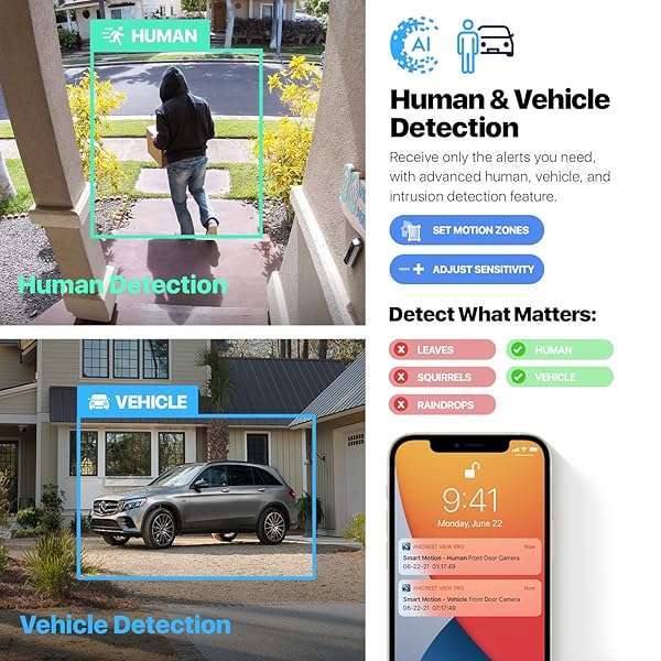Amcrest Amcrest UltraHD 4K Outdoor Security Camera: 8MP, Night Vision, PoE, Weatherproof, MicroSD Recording - View 5 of 10