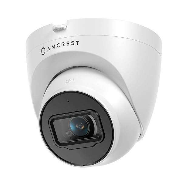 Amcrest UltraHD 4K Outdoor Security Camera: 8MP, Night Vision, PoE, Weatherproof, MicroSD Recording