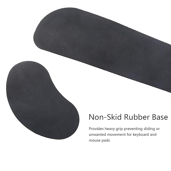 eyscar Wrist Rest for Computer Keyboard and Mouse Pad Support Memory Foam Set for Ergonomic Comfort and Pain Relief in Office and Gaming - View 7 of 7