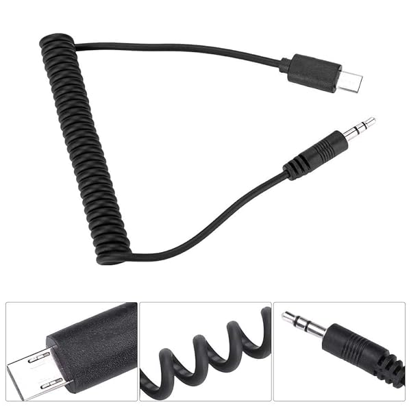 VBESTLIFE VPR1 3.5mm/2.5mm Shutter Release Cable for Sony Cameras RX1, RX10, A7 Series & More - Black - View 10 of 10
