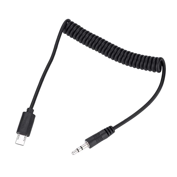 VBESTLIFE VPR1 3.5mm/2.5mm Shutter Release Cable for Sony Cameras RX1, RX10, A7 Series & More - Black - View 2 of 10