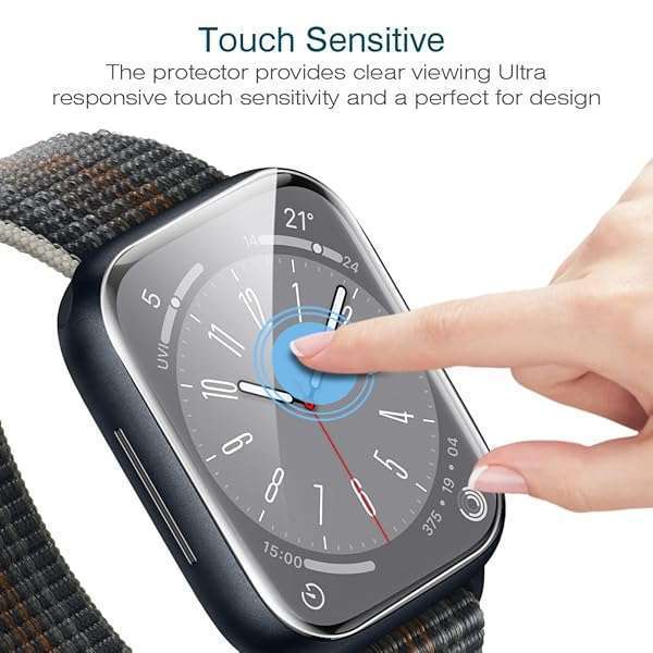LK LK 6 Pack Apple Watch 41mm/40mm Screen Protector - Ultra-Thin, Self-Healing, Bubble-Free for Series 8, 7 & 6 - View 9 of 9