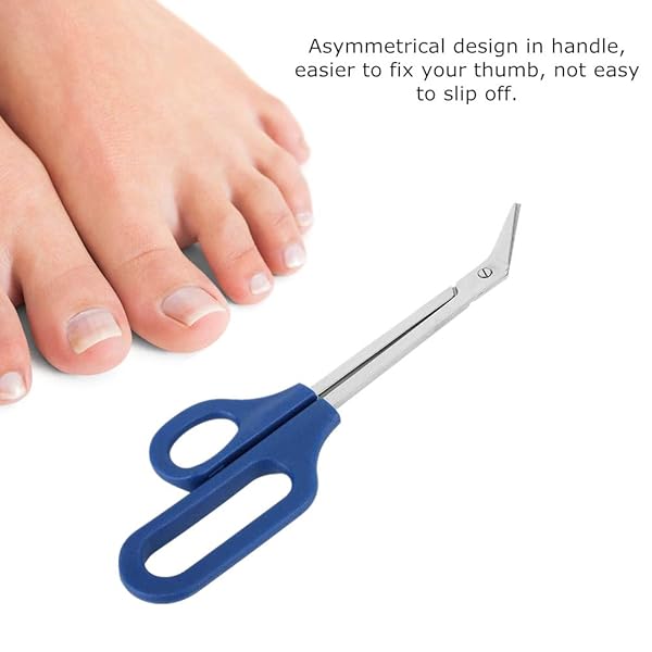 Hilitand Hilitand Long Handle Stainless Steel Scissors - Easy Grip Nail Scissors 20x6cm for Precision Cutting - View 3 of 10