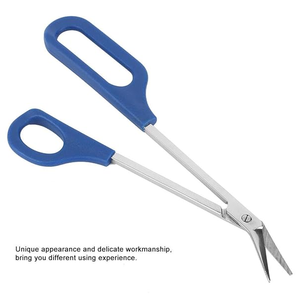 Hilitand Hilitand Long Handle Stainless Steel Scissors - Easy Grip Nail Scissors 20x6cm for Precision Cutting - View 10 of 10