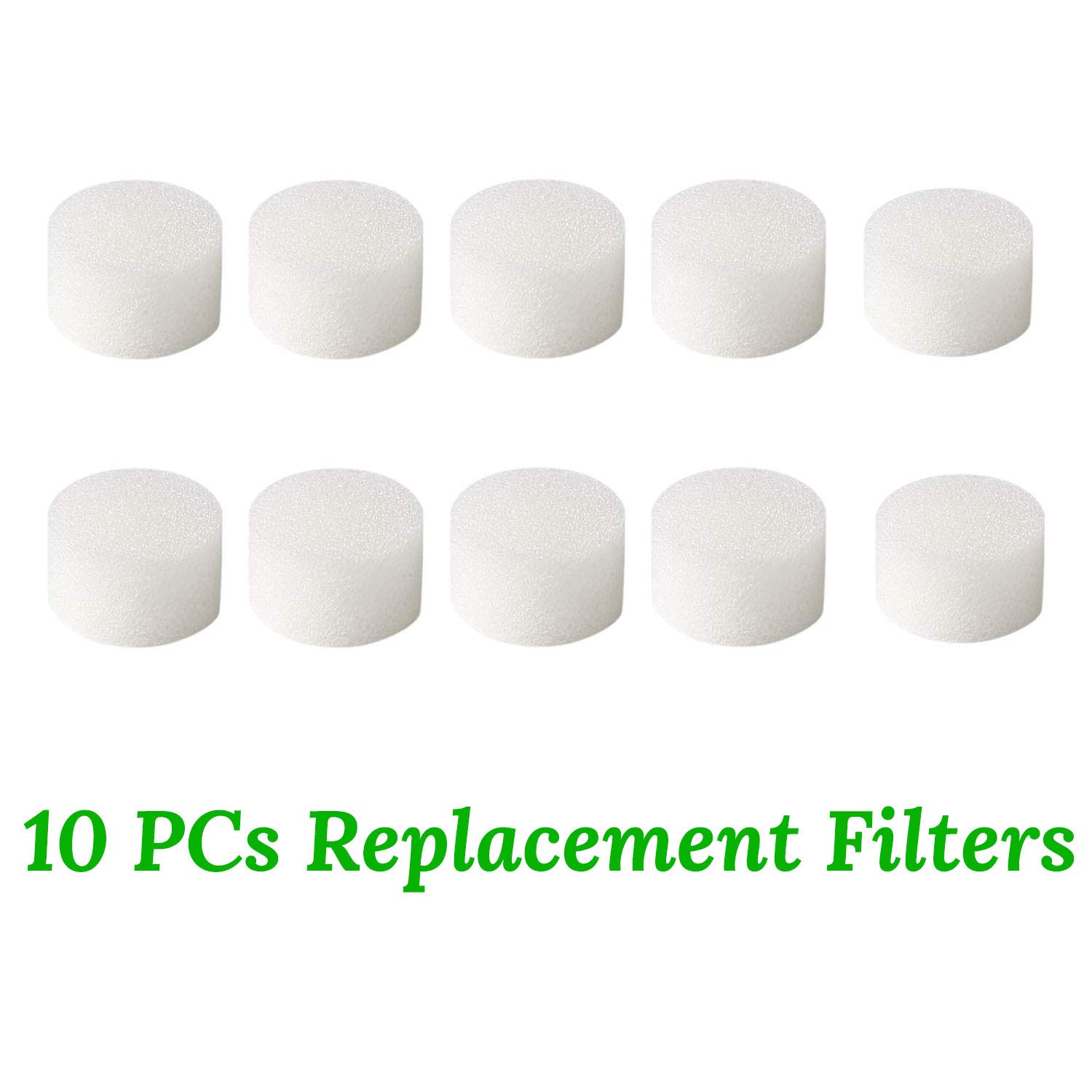 Valdotek Valdotek 10 Pcs Replacement Sponge Filters for Cool Mist Compressor System 19/32 Inch Diameter - View 4 of 4