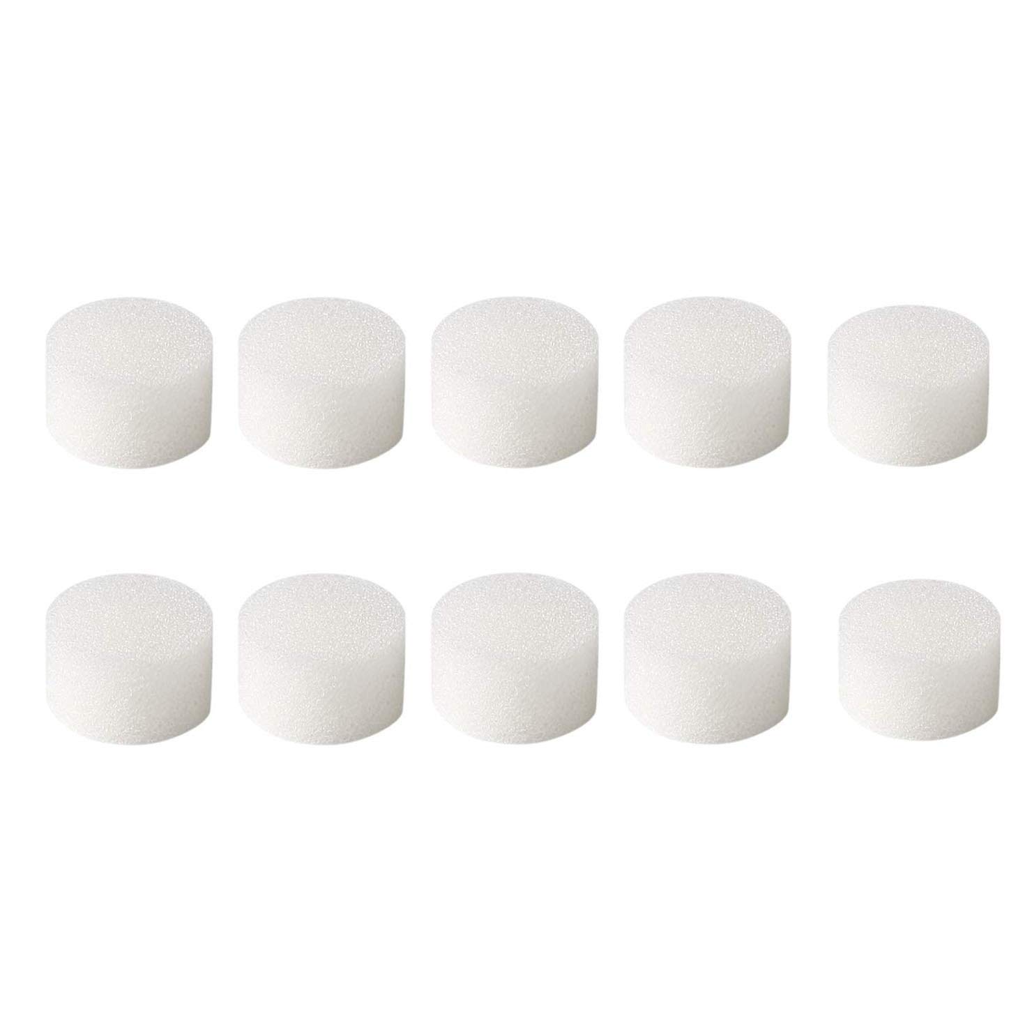 Valdotek Valdotek 10 Pcs Replacement Sponge Filters for Cool Mist Compressor System 19/32 Inch Diameter