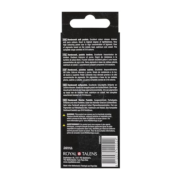 Rembrandt Rembrandt Soft Pastel Micro Set: 5-Piece Warm Reds Half Sticks for Artists - View 3 of 5