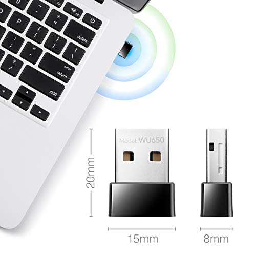 Cudy Buy Cudy AC 650Mbps USB WiFi Adapter - Fast 5GHz/2.4GHz Dongle for PC & Laptop, Compatible with Windows & Mac - View 4 of 9