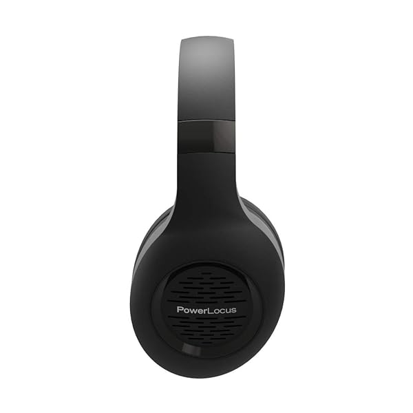 PowerLocus PowerLocus Bluetooth Over-Ear Headphones: Hi-Fi Stereo, Deep Bass, Foldable Design & Built-in Mic for Phones & PCs - View 3 of 10