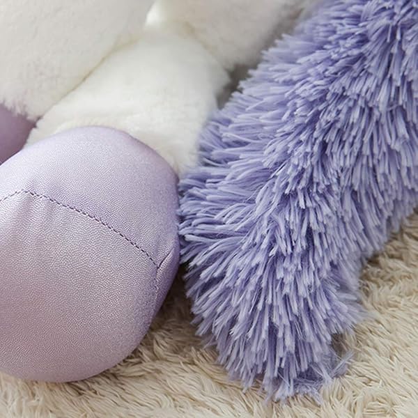 sofipal Sofipal Giant Unicorn Stuffed Animal Soft Large Plush Pillow Cushion for Birthday Valentines Bedroom White 31 Inch - View 6 of 6