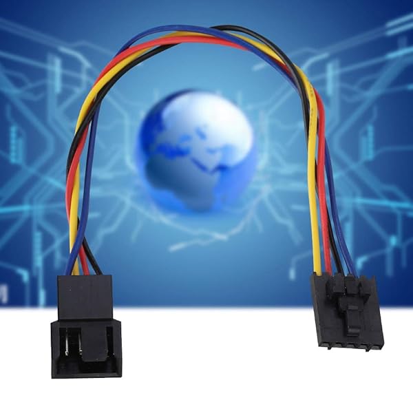FOSA FOSA 5Pcs 5Pin to 4Pin Adapter Cable for DELL Fans Connector Extension Cord - View 4 of 7