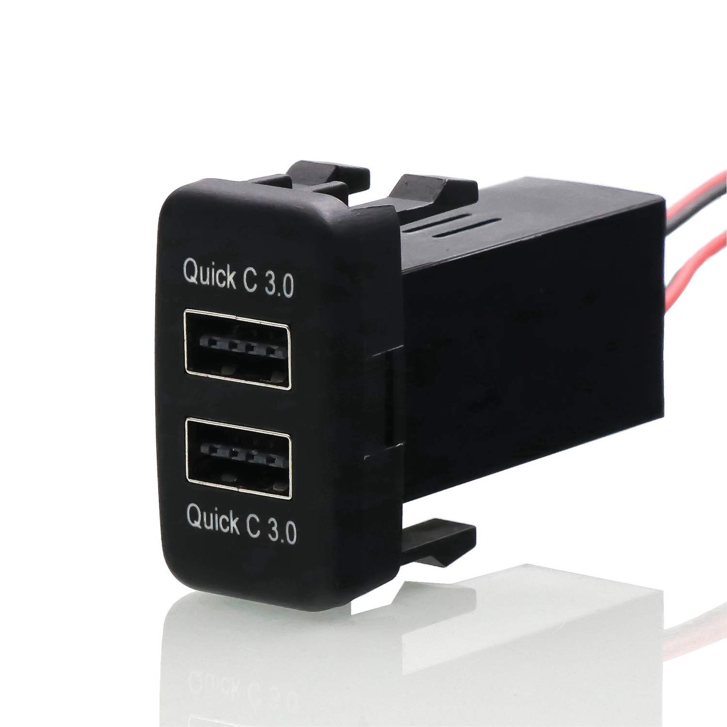 QC3.0 Dual USB Car Charger for Toyota VIGO - Fast Charge Your Smartphone & GPS