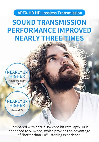 erjigo Erjigo KZ HD Bluetooth Headphone Wireless Earphone with Microphone Replacement for KZ ZST ZS10 AS10 BA10 AS06 ES4 ZSR - View 4 of 9