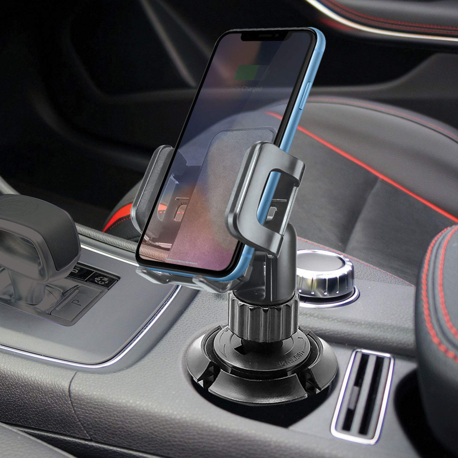 Cellet Cup Holder Phone Mount Hands Free Cradle for All Smartphones and iPhone 13 Pro Max Mini Short Neck - View 2 of 9