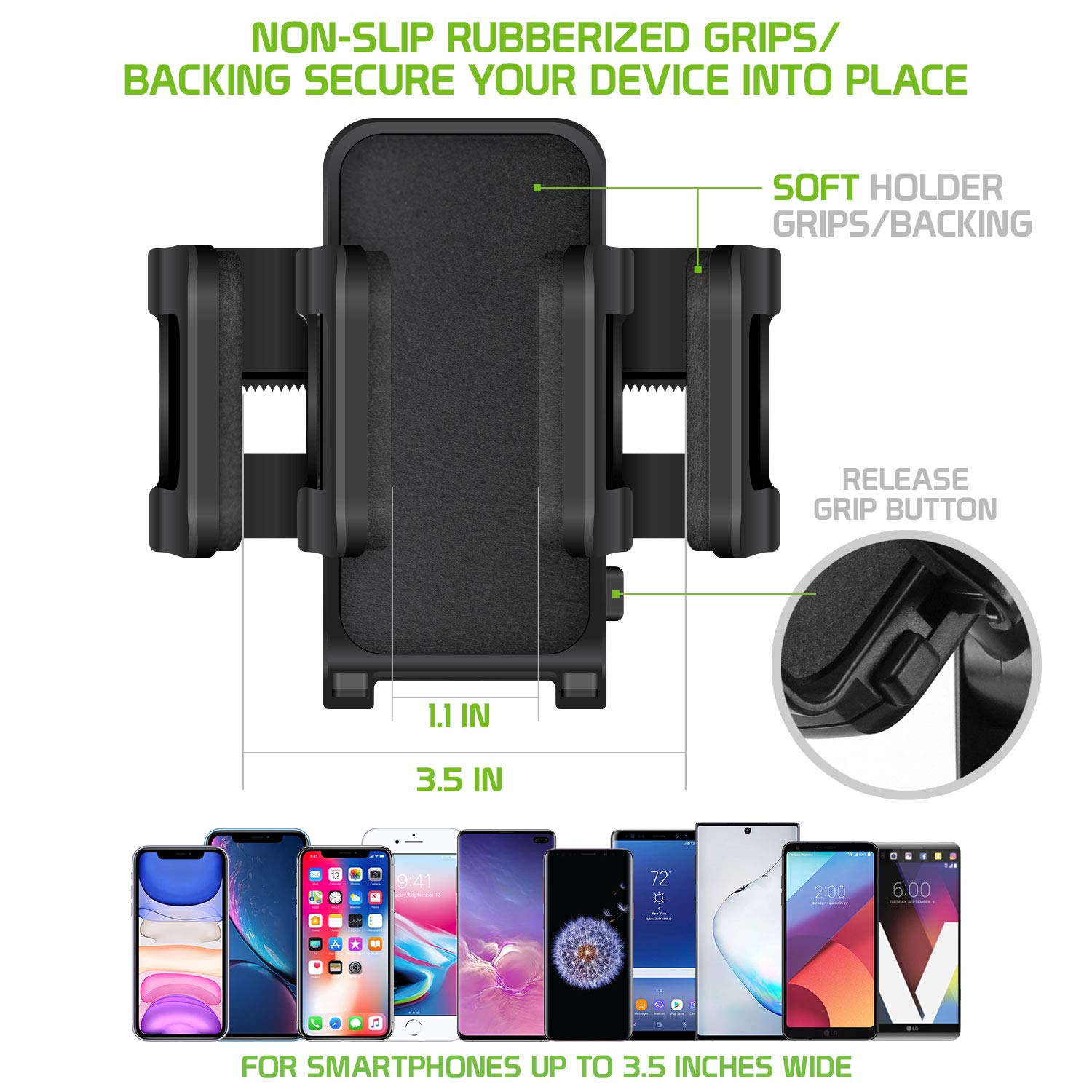 Cellet Cup Holder Phone Mount Hands Free Cradle for All Smartphones and iPhone 13 Pro Max Mini Short Neck - View 5 of 9