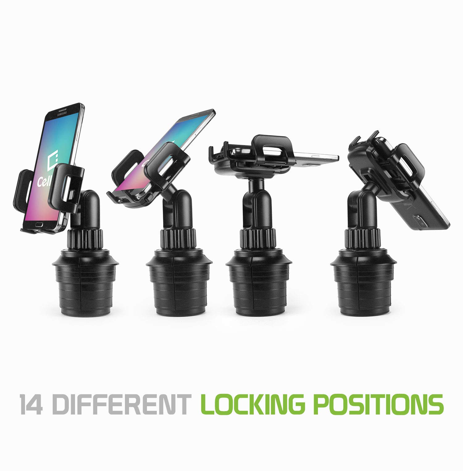Cellet Cup Holder Phone Mount Hands Free Cradle for All Smartphones and iPhone 13 Pro Max Mini Short Neck - View 9 of 9