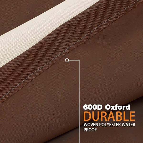 Vailge Vailge Waterproof Patio Furniture Cover - Durable Outdoor Table & Chair Protection in Beige & Brown - View 5 of 9