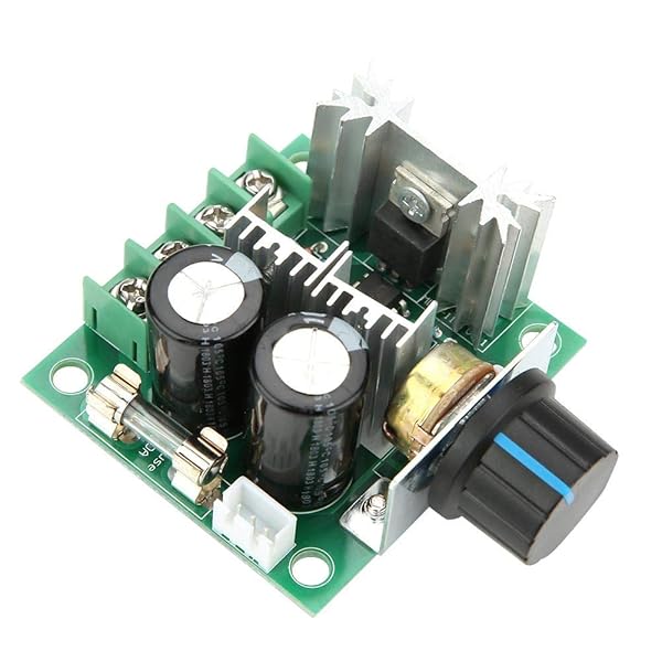 Vikye 12V-40V 10A PWM DC Motor Speed Controller - Stepless Variable Control Module - View 6 of 10