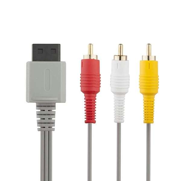 TENINYU TENINYU 6FT AV Cable for Wii/Wii U - Gold-Plated 3 RCA Composite Cable for 480P HDTV Display - View 6 of 8