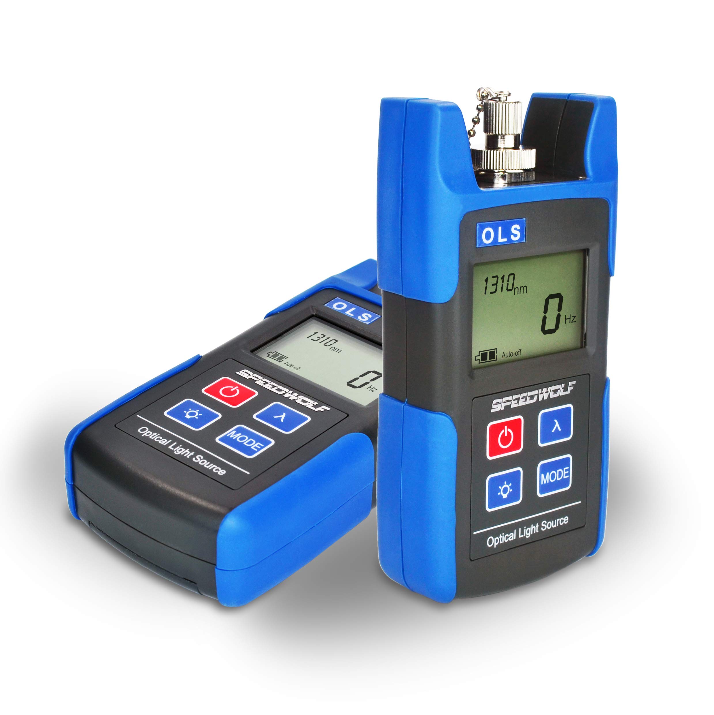 speedwolf Speedwolf 1310/1550nm FTTH Fiber Optic Light Source & Mini Tools with SC FC ST Adapters for Easy Fiber Maintenance