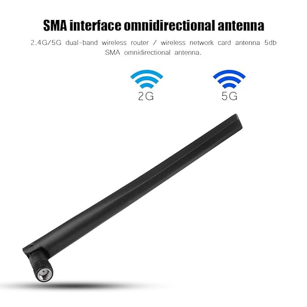 Zopsc Upgrade Your Wi-Fi: 3PCS Dual-Band 5dBi SMA Antennas for RT-AC68U & AC66U Routers - View 4 of 10