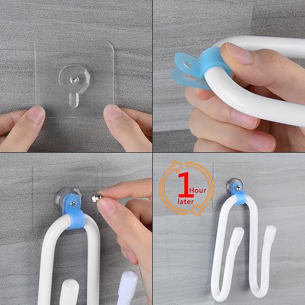 Linkidea Linkidea Wall Mount Holder for PS4/PS5/Xbox/Switch - Adjustable Controller & Headphone Hook (4 Pack, White) - View 6 of 7