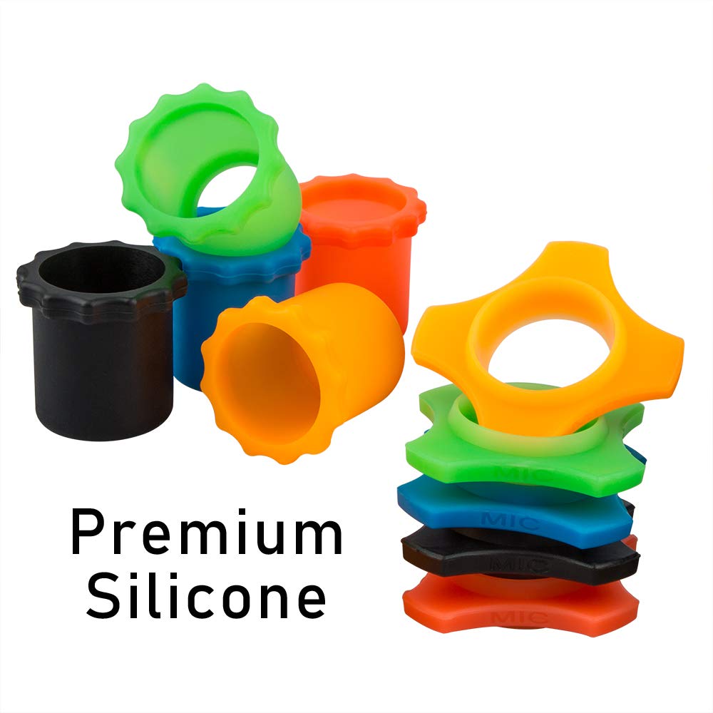 findTop Shakeproof Anti-Rolling Wireless Handheld Microphone Protection Silicone Ring and Accessories Set for KTV Device Assorted Colors 5 PCS - View 4 of 9