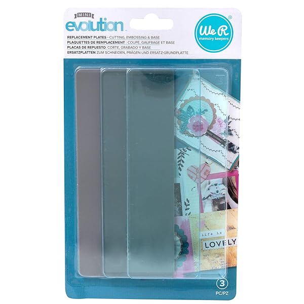 We R Memory Keepers Upgrade Your Crafting: We R Memory Keepers Mini Evolution Replacement Plates (3 Pack)