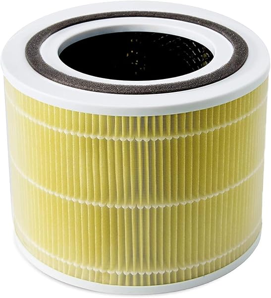 LEVOIT LEVOIT Core 300-P Air Purifier Pet Allergy Filter - 3-in-1 Activated Carbon Replacement (Core300-RF-PA) - Yellow