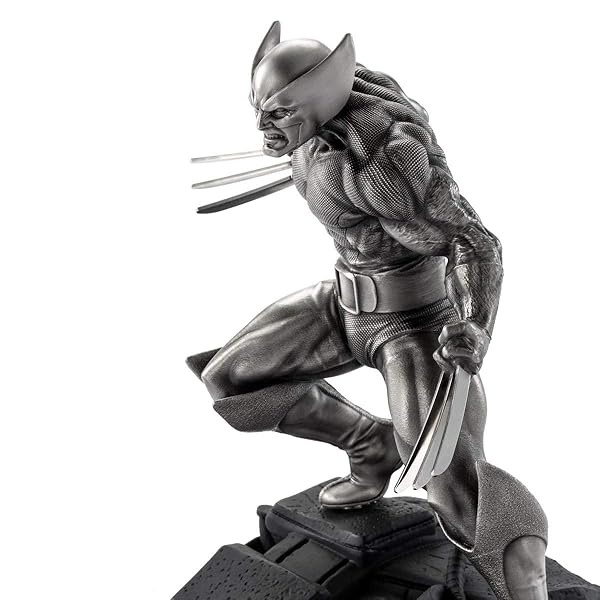 Royal Selangor Royal Selangor Hand Finished Marvel Collection Limited Edition Wolverine Victorious Statue Gift for Collectors - View 6 of 8