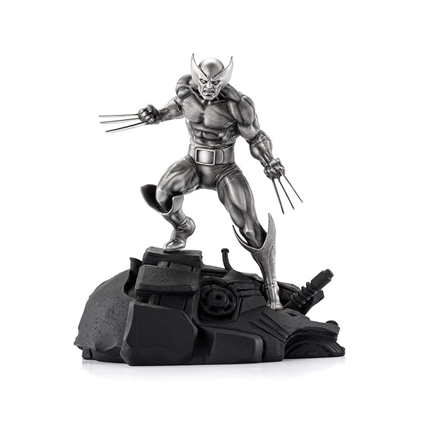 Royal Selangor Royal Selangor Hand Finished Marvel Collection Limited Edition Wolverine Victorious Statue Gift for Collectors