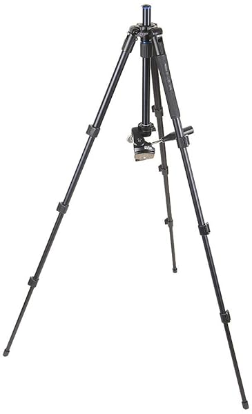 SLIK SLIK Pro AL-324DX w/SH-705E 3-Way Pan Head for Mirrorless/DSLR Sony Nikon Canon Fuji Cameras and More - Black (613-358) - View 8 of 10