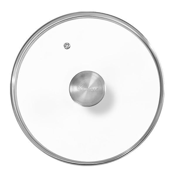 Victoria Victoria 8-Inch Glass Lid for Cast Iron Skillet - Perfect Fit for 7.5-Inch Victoria Pans