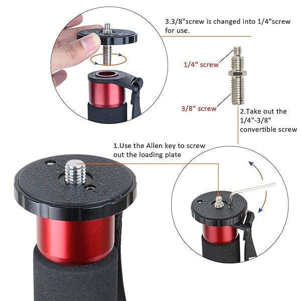 AVELLA "Avella C325 58" Carbon Fiber Monopod for Canon, Nikon, Sony DSLR - Lightweight & Durable" - View 5 of 11