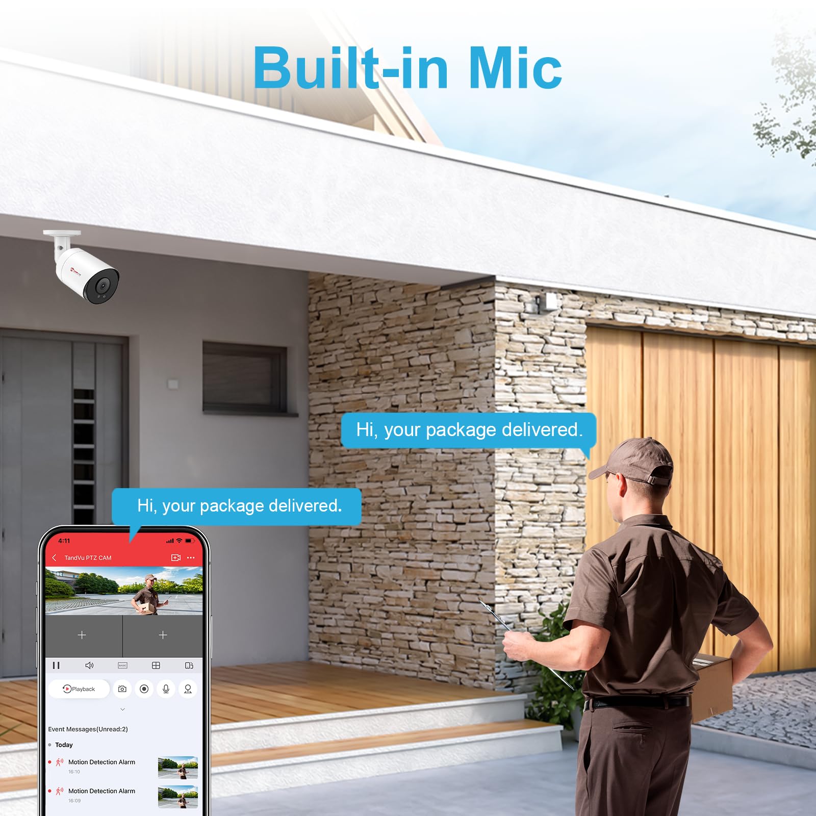 Anpviz Anpviz 5MP Bullet POE IP Camera: 24/7 Security, Night Vision, Audio & Motion Detection - View 5 of 9