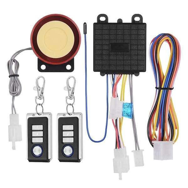 BAITHNA DC12V Motorcycle Anti-Theft Alarm: Remote Control Engine Start & Security System - View 3 of 10