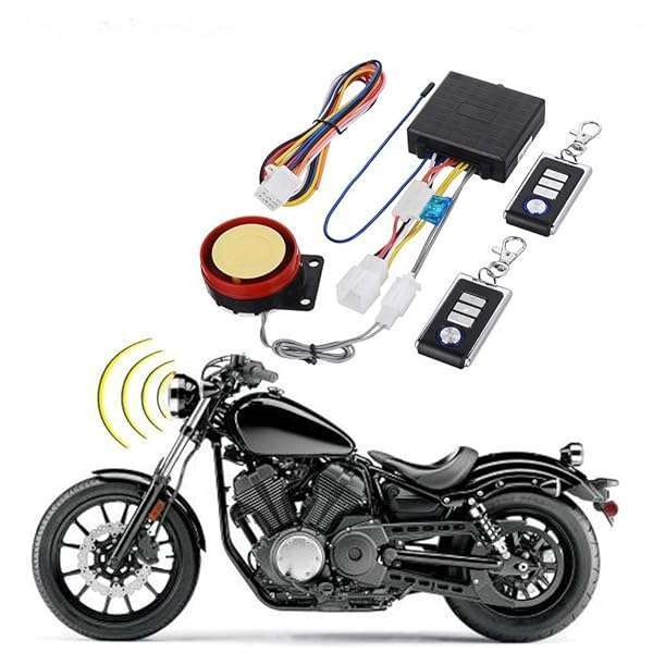BAITHNA DC12V Motorcycle Anti-Theft Alarm: Remote Control Engine Start & Security System