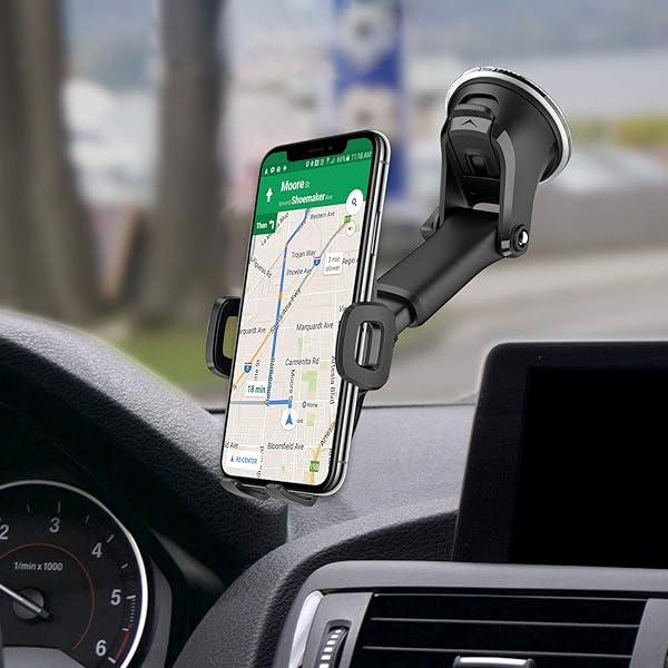 Cellet Cellet Car Windshield and Dashboard Smartphone Holder Mount with One-Click Release and Extending Arm for iPhone and Galaxy Compatibility - View 3 of 9