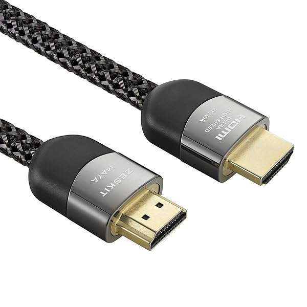 Zeskit Zeskit Certified 2.1 8K HDMI Cable 48Gbps - 4K120Hz, eARC, Dolby Vision for PS5, Xbox, Apple TV & More (3ft) - View 8 of 8