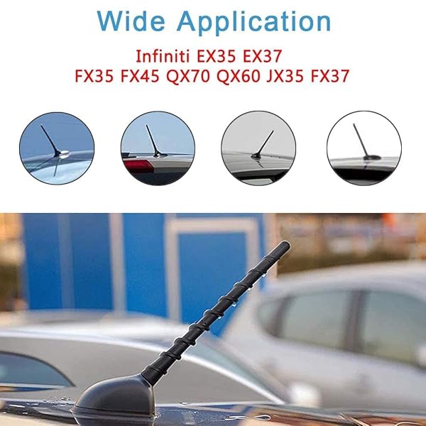 KSaAuto Upgrade Your Infiniti: KSaAuto 7-Inch Short Antenna for EX35, FX35, QX70 & More (2003-2017) - Enhanced AM/FM Reception - View 8 of 10