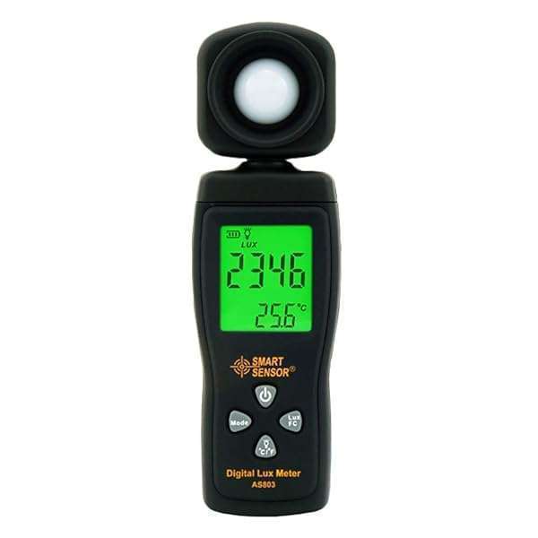 SMART SENSOR Best Lux Light Meter for Photography & Plant Growth: Pocket Digital Illuminance Sensor