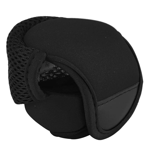 Zerone Baitcast Reel Cover Case - Breathable Soft Protector for Fishing Reels (Black)