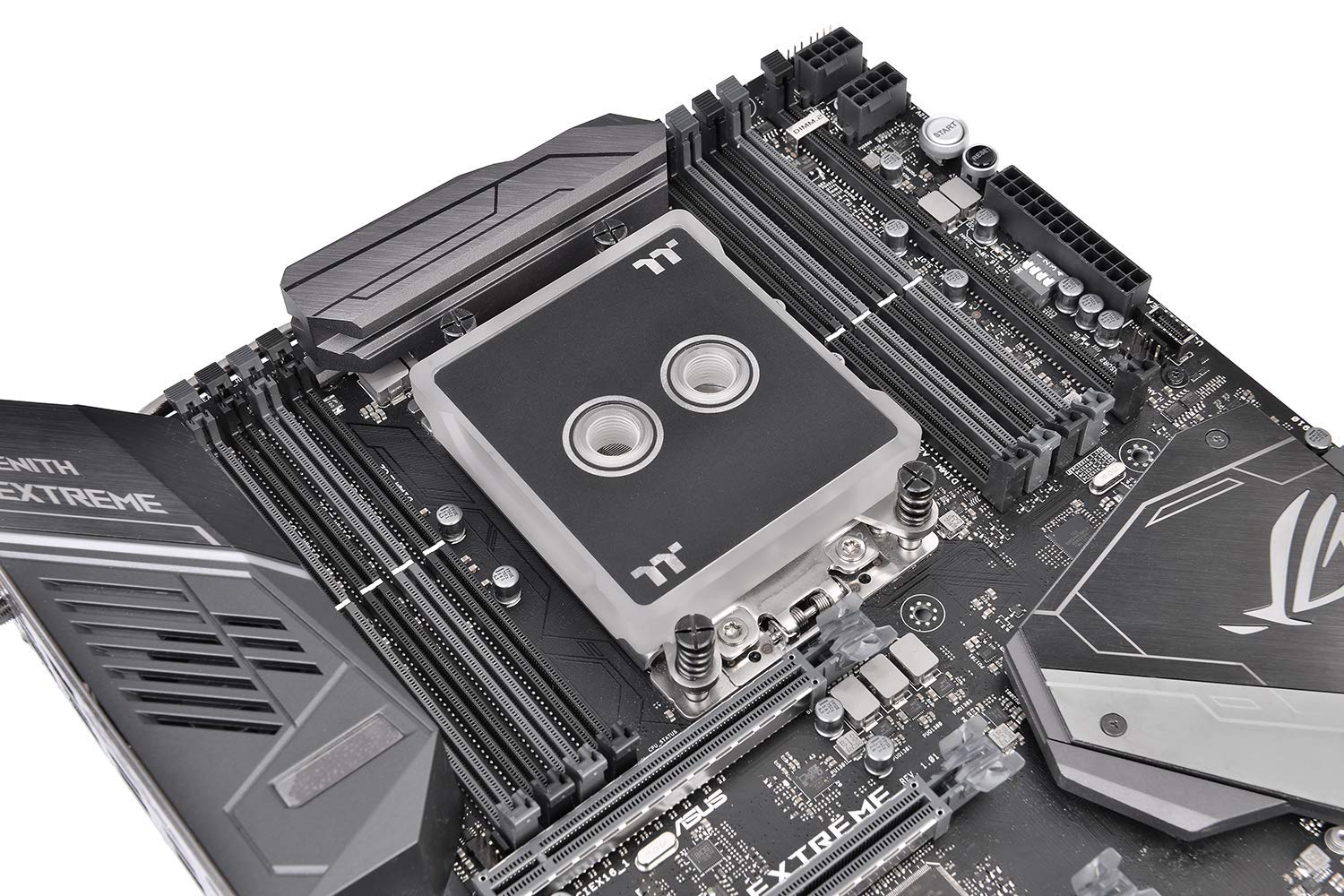 Thermaltake Thermaltake Pacific W6 RGB Water Block for AMD Ryzen Threadripper TR4 - 16.8M Colors, Alexa & Razer Chroma Sync - View 9 of 9