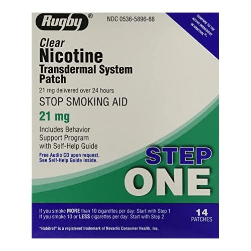 RUGBY LABORATORIES Buy TDS Patch 21MG - Nicotine 21MG/24HR, 14 Count | Fast Shipping & Best Price