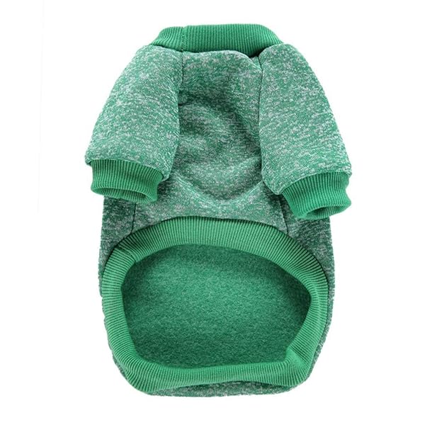JECIKELON Jecikelon Dog Sweater Soft Winter Clothing for Small Dogs and Cats Warm Outfit in Green Large Size - View 5 of 6