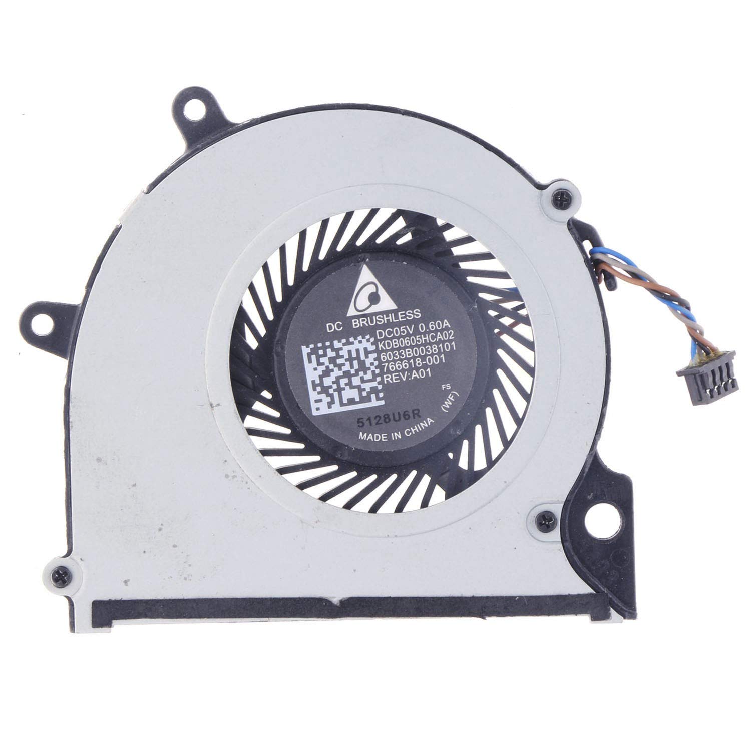 Eieshupug HP Pro x2 612 G1 CPU Cooling Fan Replacement 766618-001 KDB0605HCA02 6033B0038101 High Performance Cooling Solution