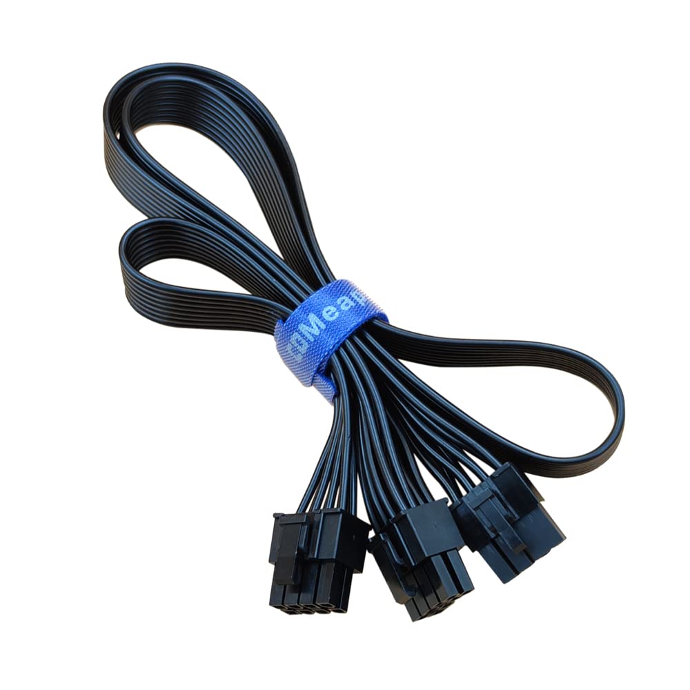 COMeap COMeap PCIe Cable for Seasonic PSUs - 8 Pin Male to Dual 8 Pin Splitter (25in + 9in) Power Adapter