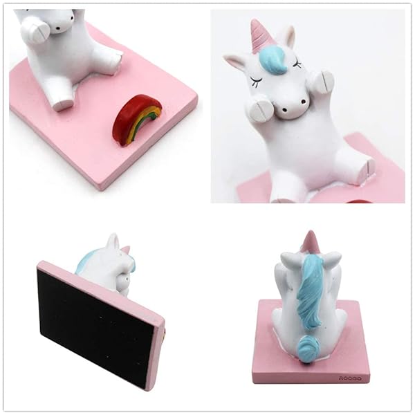Amamcy Amamcy Cute Unicorn Cellphone Holder Stand - Adorable Desk Ornament for All Smartphones - View 5 of 8